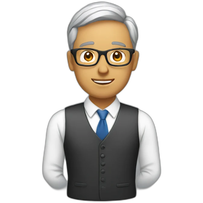A teacher emoji