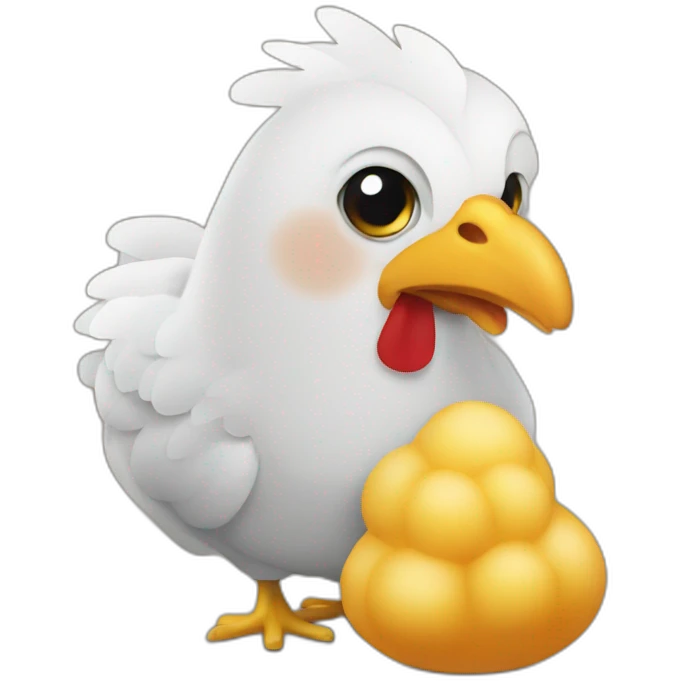 chicken and nuget emoji