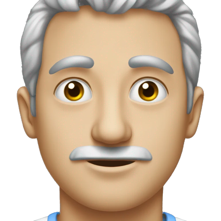 man with strabismus that looks like pierre Ciney  emoji