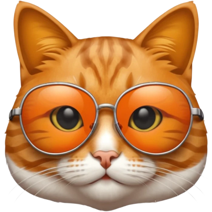 Cat wearing sunglasses emoji