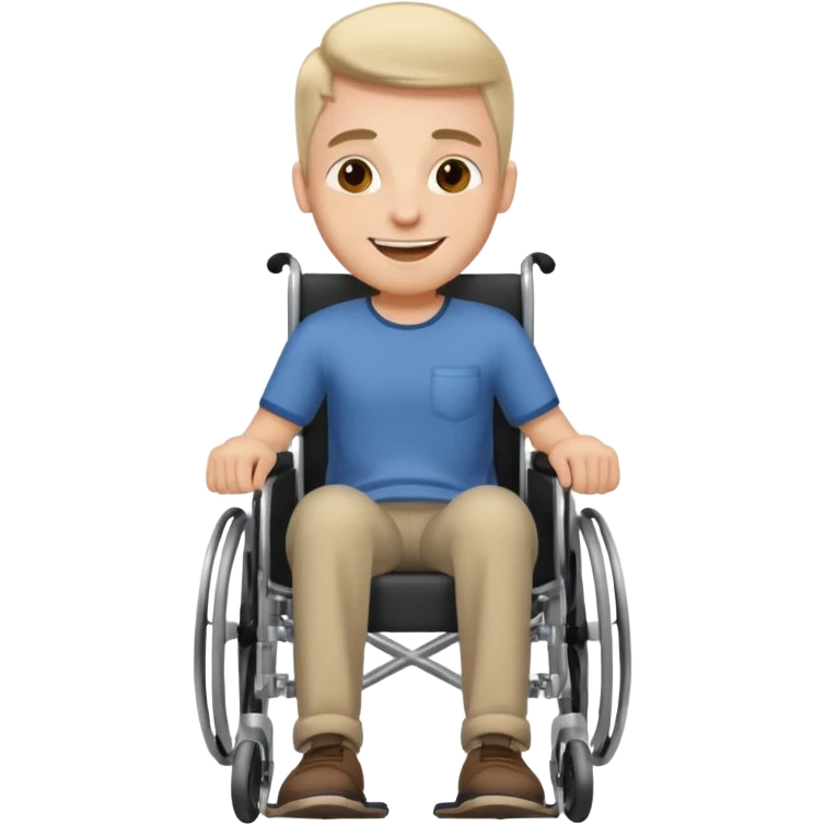 Guy in a wheelchair  emoji