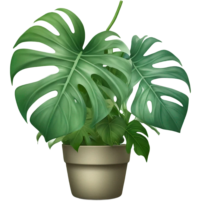 Monstera deliciosa Thai constellation  emoji