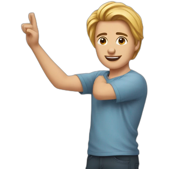 Pouce qui me pointe emoji