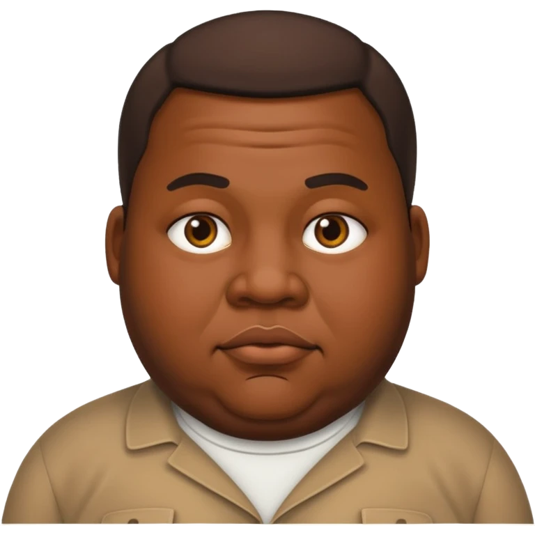 Black dude fat emoji