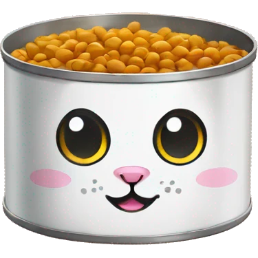 cat food can with Thunfish emoji
