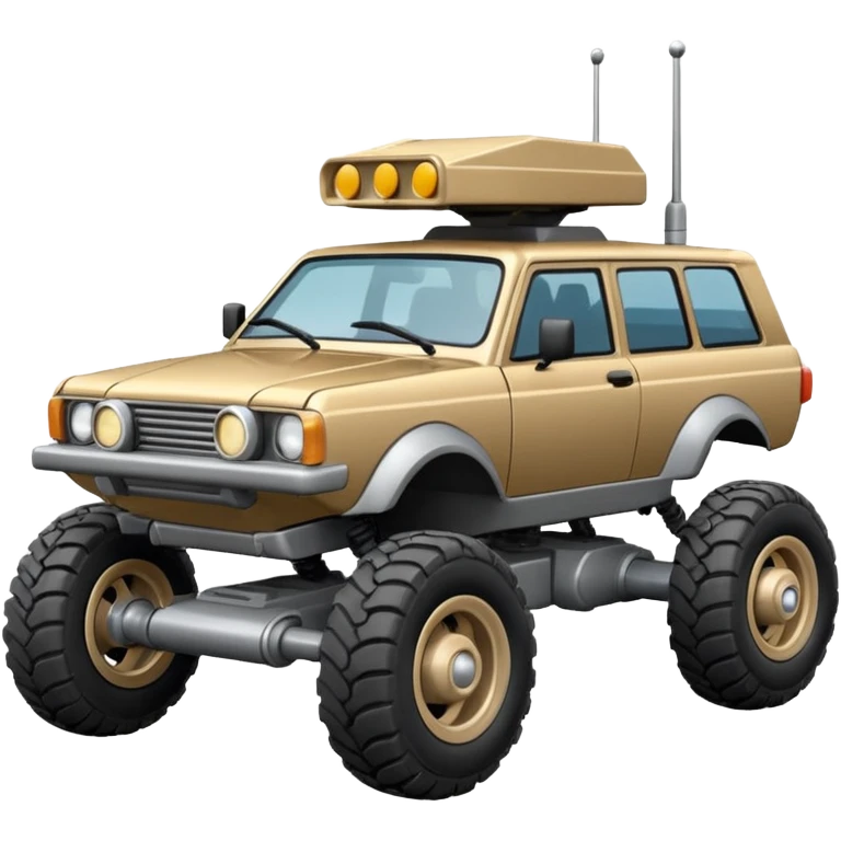Sojourner – small, boxy rover with 6 wheels emoji