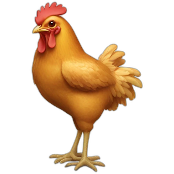 chicken-and-fork emoji