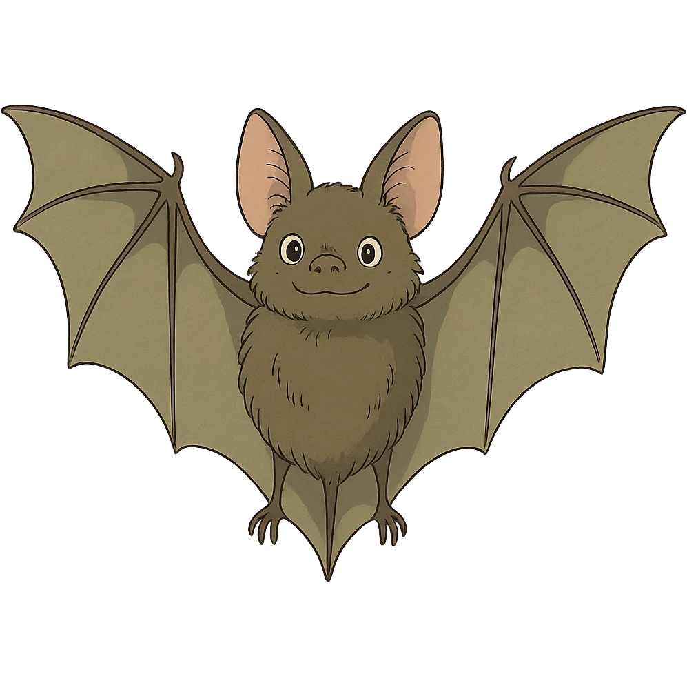 ghibli style bat emoji