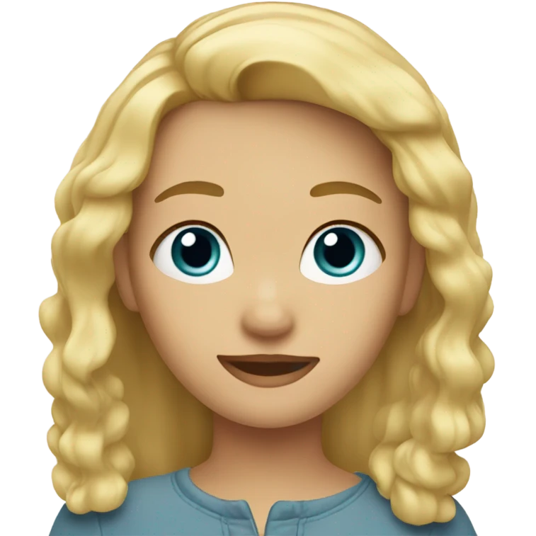 Blonde girl emoji