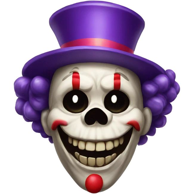 clown skull emoji