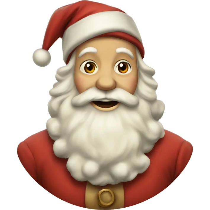 Vintage Santa emoji