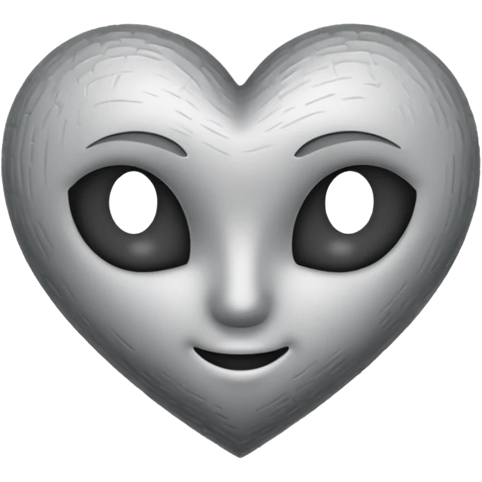 pencil style draw heart emoji