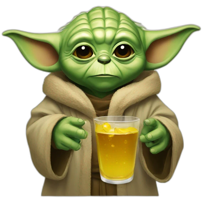 Yoda-drink-bear emoji
