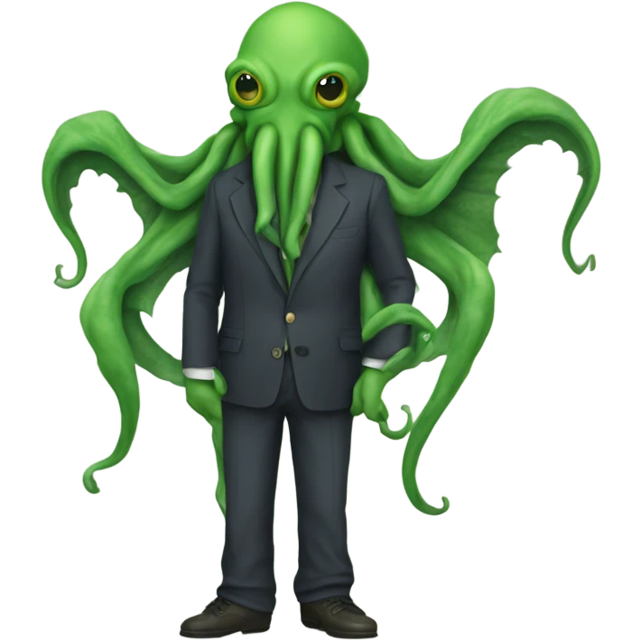 Cthulhu with pants emoji