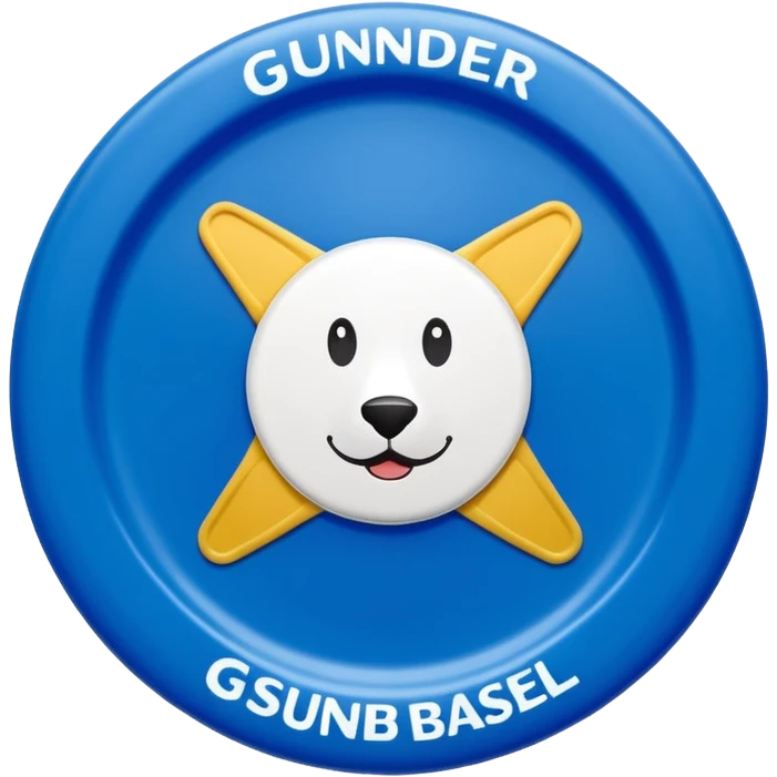 Ein Frisbee mit der Aufschrift: Gsünder Basel emoji