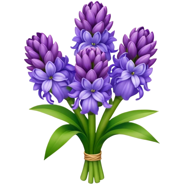 a light bouquet of Hyacinth emoji