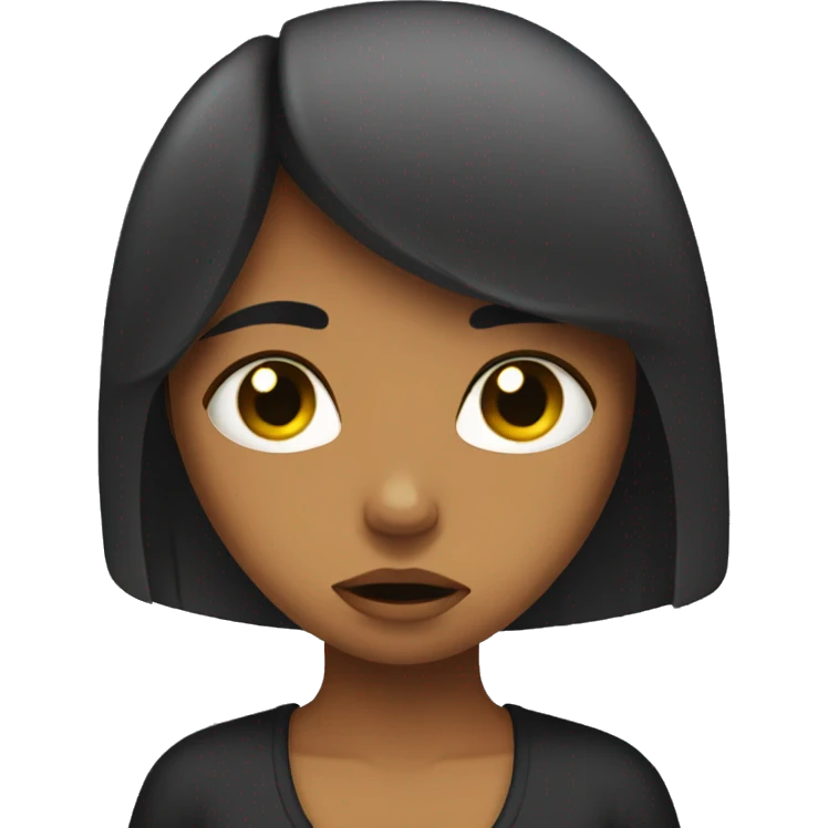Sad girl crying in the club emoji