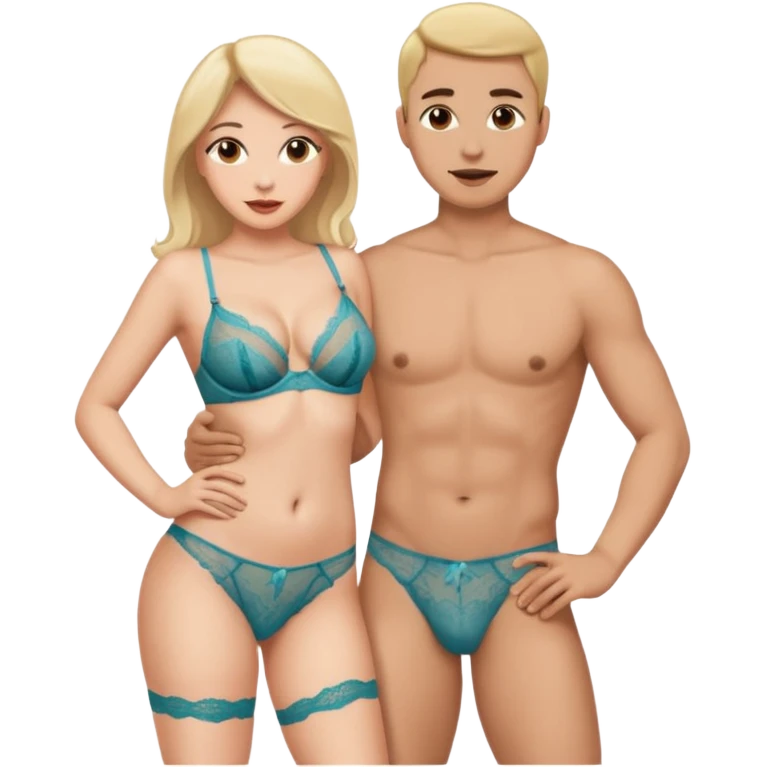 Doggystyle with guy behind girl bending over emoji