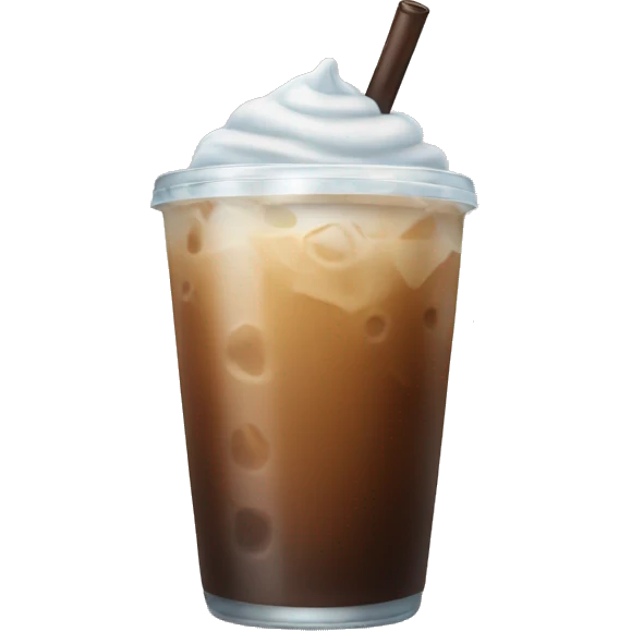 iced coffee emoji