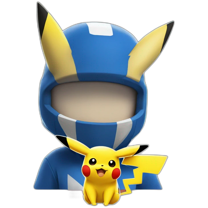 Pikachu Nîmes Olympique emoji