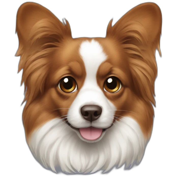 Portée d'epagneul papillon emoji