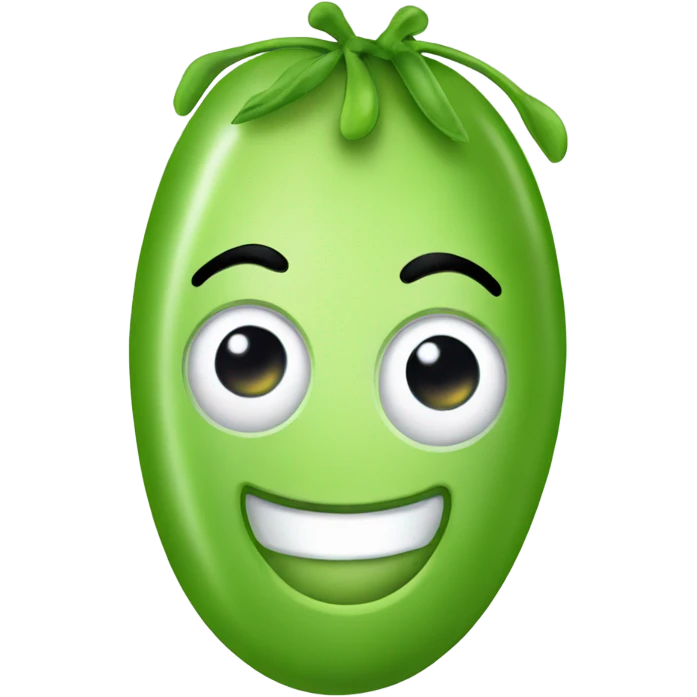 Green peas emoji