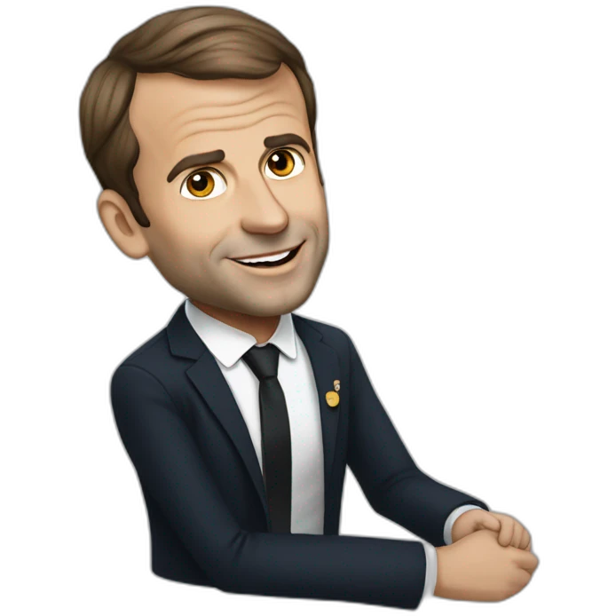 Emanuel Macron nu emoji