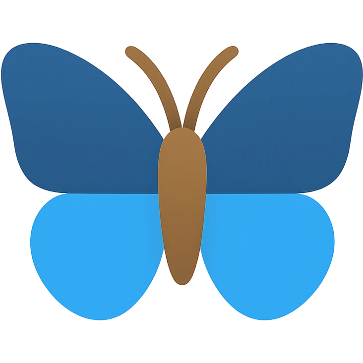 Butterfly emoji