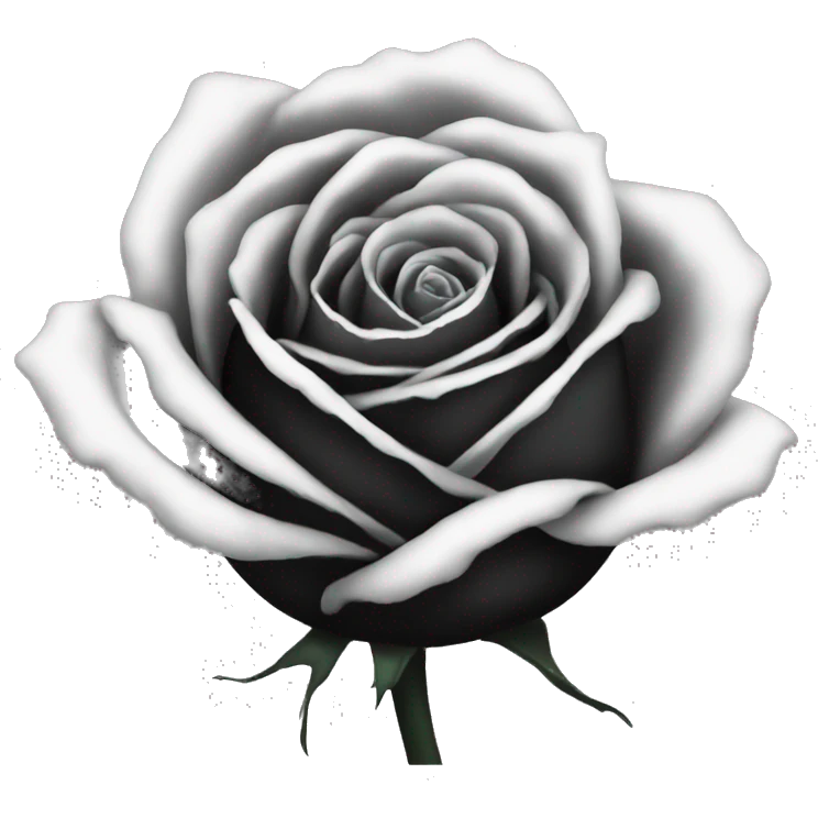 Black rose emoji