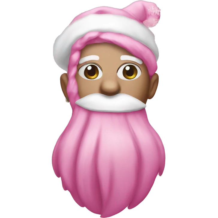 Pink Christmas emoji