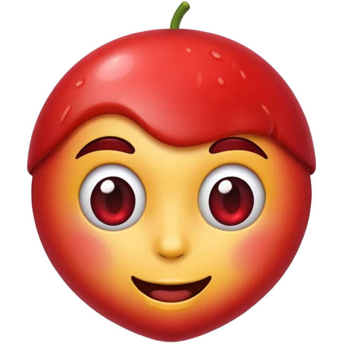 Berry face emoji