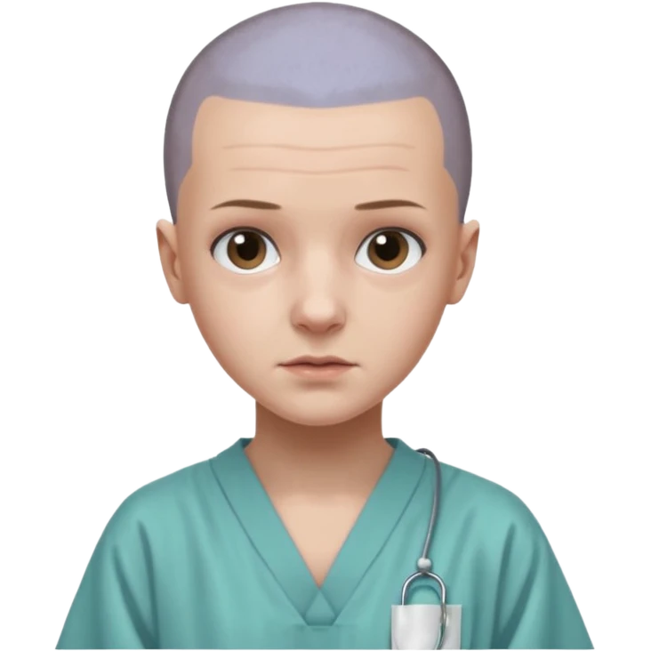 Eleven from stranger things emoji