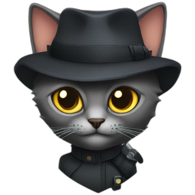 spy cat emoji