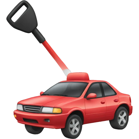 gas pedal of a car emoji