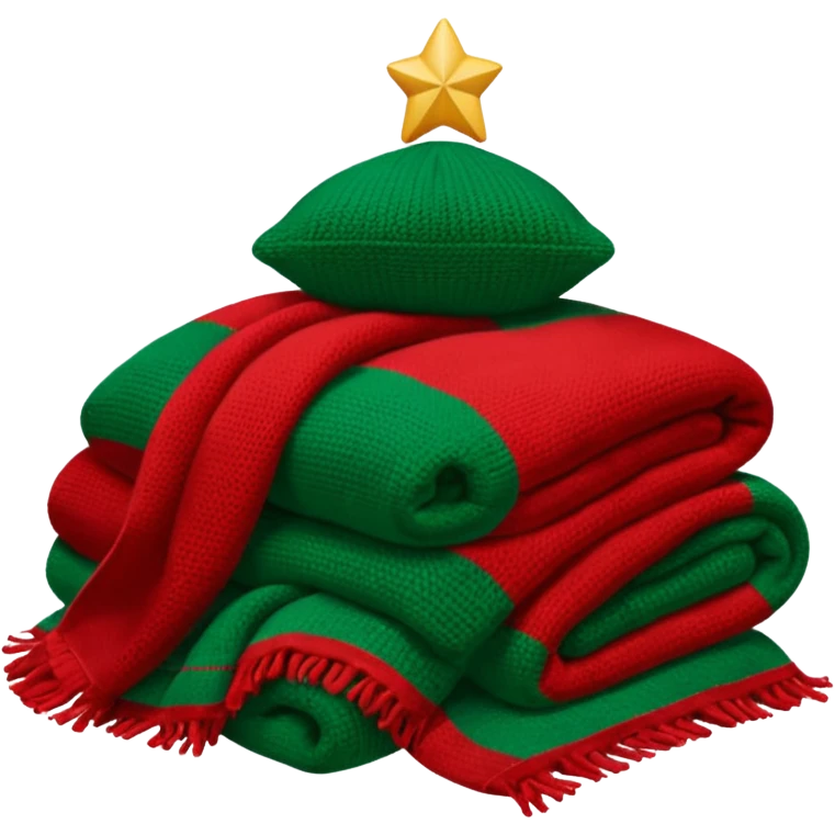 Christmas blanket emoji