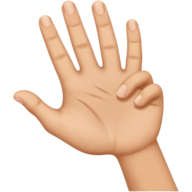 face of a person looking at his hand emoji