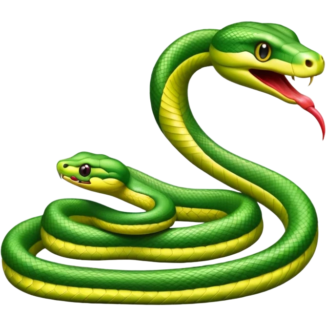 DANGEROUS LOOKING SNAKE emoji