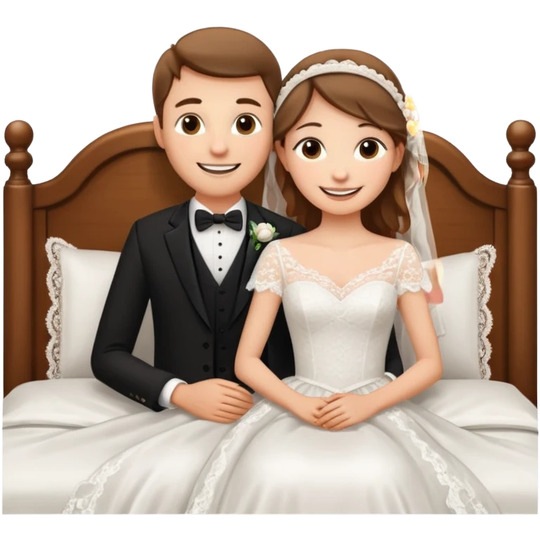 Weddings bed emoji