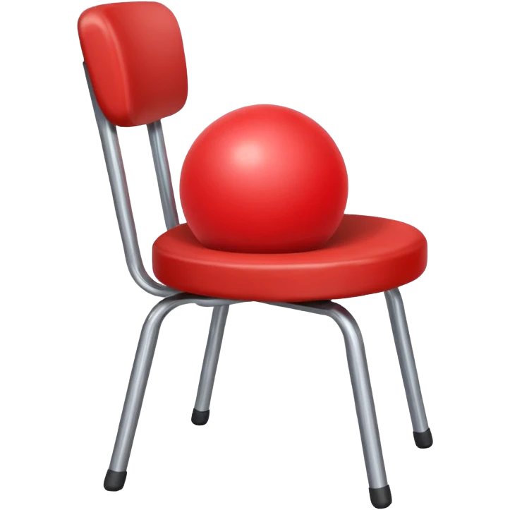 Ball under chair emoji