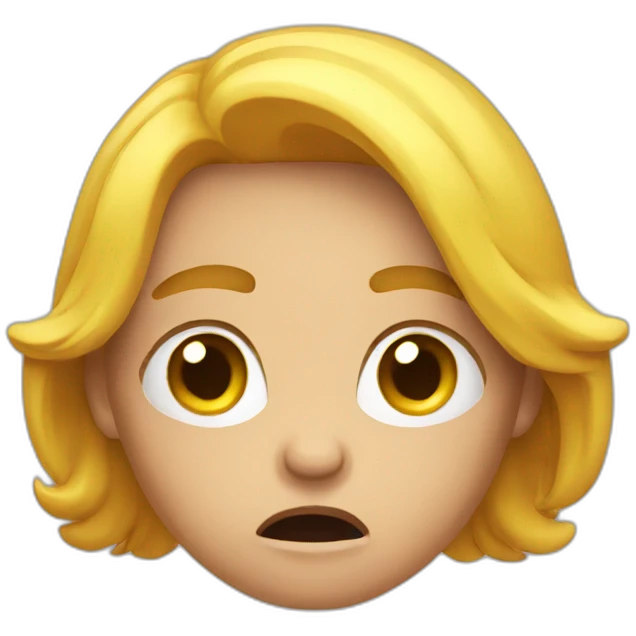 Frustrated emoji
