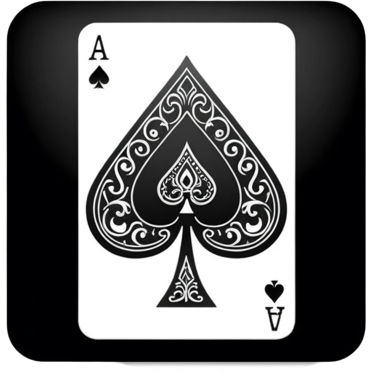 Ace of Spades for stage magic emoji