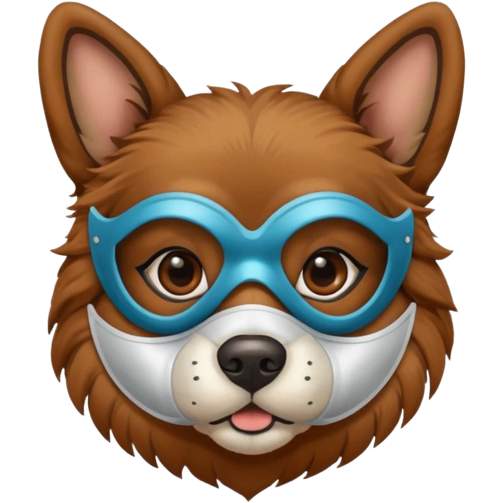 dog with mask  emoji
