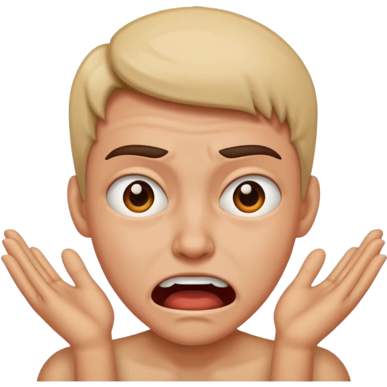 Fear, sadness, anger, joy emoji