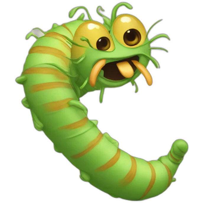 crazy catterpilar emoji