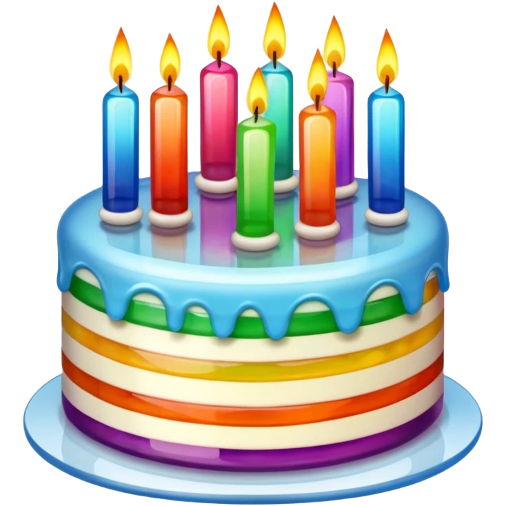  jelly on birthday candles emoji