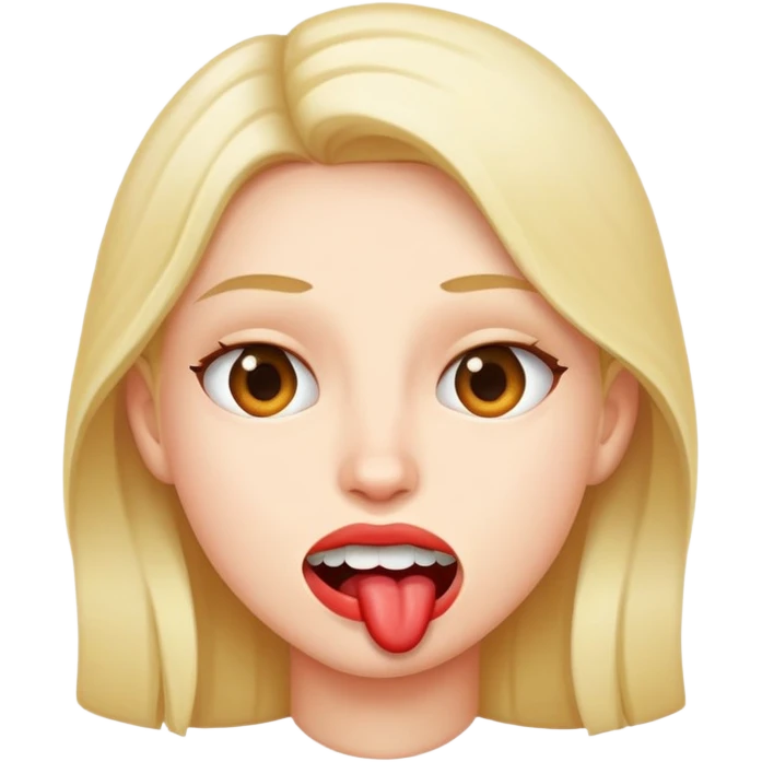 Emoji qui se mord la lèvre  emoji