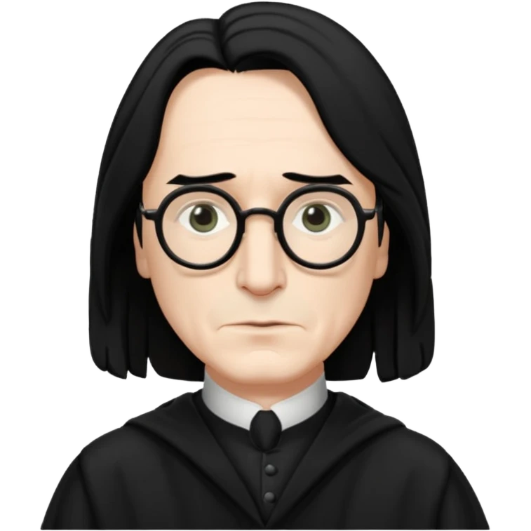 Severus Snape wearing glasses emoji