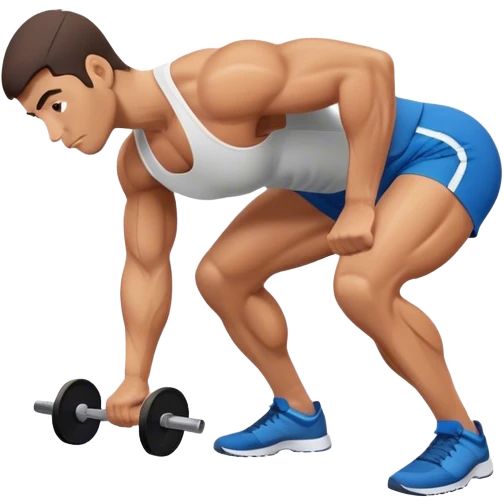 bent-over row exercise emoji