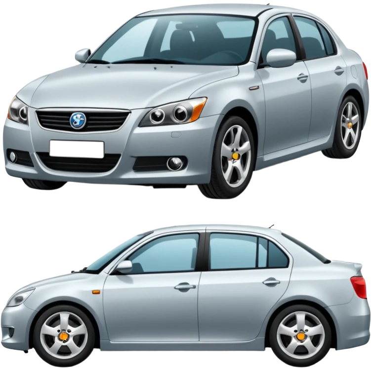 Make a car number plate say this BGZ9007 and make the car there to emoji