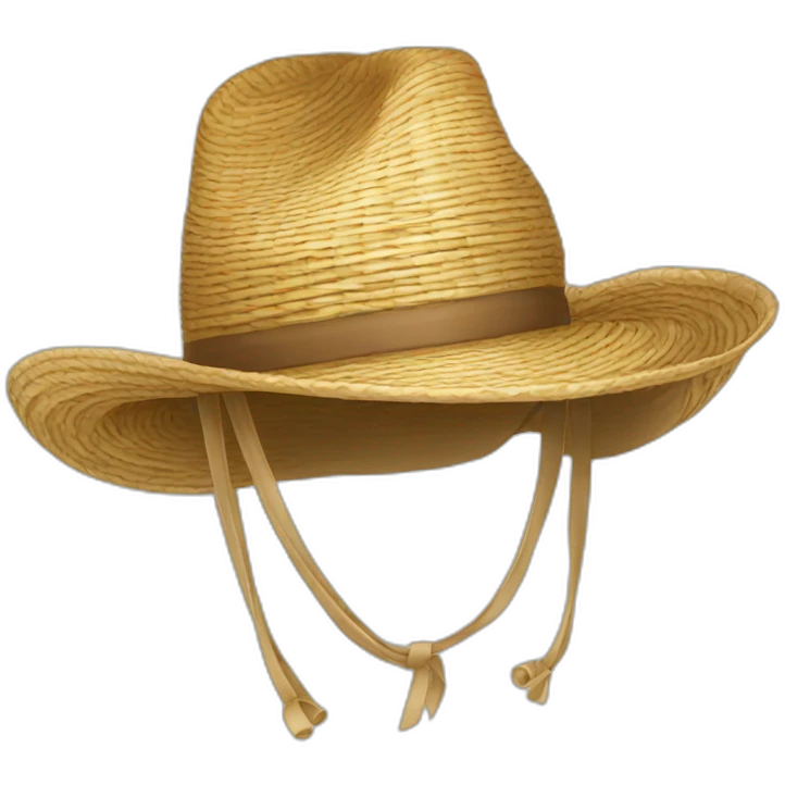 Chapeau de paille emoji